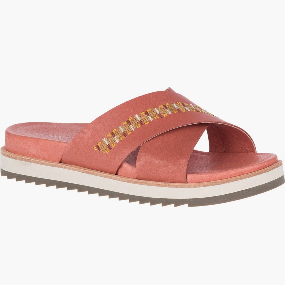 Merrell Juno Slide Sandal in Redwood